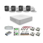 Hikvision 2mp 4 Kameralı Dış Ortam Ahd Hd-tvı Full Kamera Seti 1tb Disk