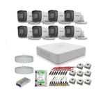 Hikvision 2mp 8 Kameralı Dış Ortam Ahd Hd-tvı Full Kamera Seti 500gb Disk