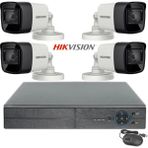 Hikvision 4 Kamera Turbo HD 1080P 4 KANAL XMEYE DVR Güvenlik Seti