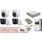 Hikvision 4'lü Set 2 Mp Hd Kamera Sistemi