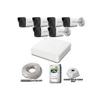 HIKVISION 6 KAMERALI 2MP İP KAMERA SETİ 1080P MİKROFONLU 1TB HDD