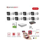 Hikvision 8 Kameralı Mikrofonlu 7/24 Renkli Görüşlü 4mp Ip Kamera Seti