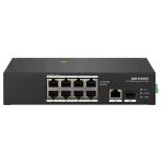 Hıkvısıon 8Port Full Poe Ds-3T0310hp 10/100 1X Sfp Yönetilemez Switch (Adaptör Yok)