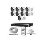 HIKVISION 9 KAMERALI 2MP COLORVU İP KAMERA SETİ MİKROFONLU 1TB