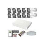Hikvision Colorvu Gecen Karanlıkta 7/24 Renkli 10 Kameralı Set 2Tb Hdd