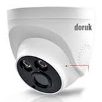 Hikvision Doruk Sesli 2 mp 1080P Dahili Mikrofonlu Gece Görüşlü AHD TVI Dome Kamera