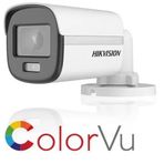 Hikvision DS-2CE10DF0T-LPFS 2 MP 2.8 mm Colorvu 20 mt IP 67 HD-TVI Dahili Ses IR Bullet Kamera