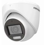 Hikvision DS-2CE70DF0T-LPFS 2 MP 2.8 mm Colorvu Dahili Ses 20 mt Smart Hybrid HD-TVI Dome Kamera