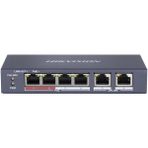 Hikvision Ds-3E0106P-E/M 10/100 4 Port Poe 2 Port Uplink Fast Ethernet Switch