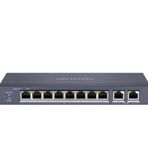 Hikvision DS-3E0310P-E/M 8 Port 60 W Full PoE 10/100 Metal Yönetilemez Switch