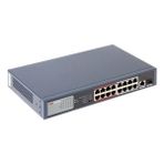 Hikvision DS-3E0318P-E/M 16 Port 10/100 + 1XRJ45/SFP Uplink 135W 300 Metre Poe Mesafe Switch - Tek Seçenek