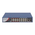 Hikvision Ds-3E0318p-E/M(B) 16 Port Poe (130W) 10/100Mbps + 1Xgb,1Xsfp Uplink Switch