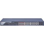 Hikvision DS-3E0326P-E(B) Eol 24 Port Poe + 2 Uplink + 2 Sfp Fast Ethernet Unmanaged Poe Switch