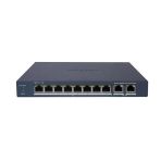 Hikvision DS-3E1510P-EI-M 8 Port 60W Full PoE Gigabit 2xUplink Yönetilemez Switch
