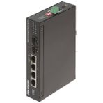 Hikvision DS-3T0506HP-E-HS 4 Port Gigabit 2-SFP 60 W PoE Yönetilemez Endüstriyel Switch