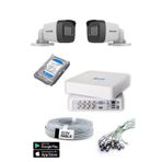 Hikvision Haıkon 2 Kameralı Güvenlik Kamera Hazır Set