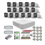 HIKVISION Hikvision 2mp 16 Kameralı Dış Ortam Ahd Hd-tvi Full Kamera Seti 500gb Disk
