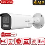 Hikvision Hıkvısıon DS-2CD1643G2-LIZSU 4mpix, 2,8-12MM Motorize Lens, Dual Light, Dahili Mikrofon, H265+,50MT Gece Görüşü, Sd Kart, Poe, Bullet Ip Kamera - Beyaz
