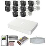 Hikvision Premium Set Haikon 1 TB 7/24 HDD 10 Kameralı Güvenlik Kamera Sistemi