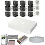 Hikvision Premium Set Haikon 1 TB 7/24 HDD 12 Kameralı Güvenlik Kamera Sistemi