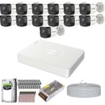 Hikvision Premium Set Haikon 1 TB 7/24 HDD 13 Kameralı Güvenlik Kamera Sistemi