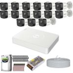 Hikvision Premium Set Haikon 1 TB 7/24 HDD 15 Kameralı Güvenlik Kamera Sistemi