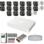 Hikvision Premium Set Haikon 1 TB 7/24 HDD 16 Kameralı Güvenlik Kamera Sistemi