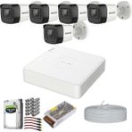 Hikvision Premium Set Haikon 1 TB 7/24 HDD 5 Kameralı Güvenlik Kamera Sistemi