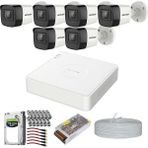 Hikvision Premium Set Haikon 1 TB 7/24 HDD 6 Kameralı Güvenlik Kamera Sistemi