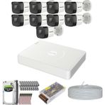Hikvision Premium Set Haikon 1 TB 7/24 HDD 9 Kameralı Güvenlik Kamera Sistemi