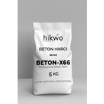 Hikwo Beton-X66 Ultra Sert Beton Harcı 5 KG - Saksı Döküm Harcı - Beyaz