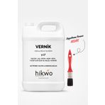 Hikwo HW-66-54 Su Bazlı Çok Amaçlı Vernik 5 KG Ahşap Vernik - Su Bazlı Vernik - Taş Tozu Verniği