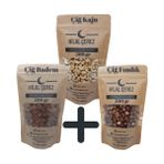 Hilal Çerez 3'lü Paket Çiğ Kuryemiş (Kaju,badem,fındık) 1500 gr - 1,5 kg