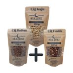 Hilal Çerez 3'lü Paket Çiğ Kuryemiş (Kaju,badem,fındık) 750 gr