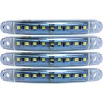 Hilal Shops Beyaz Parmak LED 9 Led'li x 4 Adet - Yerli Üretim