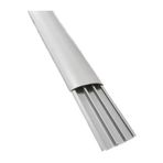 Hilalsan 50X12 Balık Sırtı Kablo Kanalı Yapışkan Bantlı Gri 1 Mt.