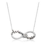 HİLALSHOP 925 Ayar Sonsuzluk Annem Benim Kadın Gümüş Kolye