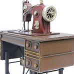 HİLALSHOP Dekoratif Metal Dikiş Makinesi Masaüstü Hediyelik Çok Renkli Biblo