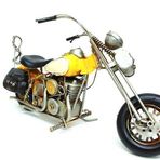 HİLALSHOP Dekoratif Metal Motosiklet Dekoratif Hediyelik Çok Renkli Biblo