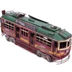 HİLALSHOP Dekoratif Metal Piccaso Treni Vintage Hediyelik Çok Renkli Biblo