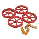 Hilitand 4 Adet Alüminyum Alaşımlı Tesviye Somunu Ender 3 için Yaylı 3D Yazıcı Aksesuar Seti Kiti