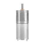 Hilitand Motor de engranajes de CC, motor de engranajes de metal de baja velocidad de 25 mm DC 12V 25GA-370 para bloqueo electr¨®nico(12V 500RPM)