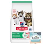 Hills Kitten Somonlu Yavru Kedi Maması 7 Kg + 2 Adet Schesir Ton Balıklı ve Aloe Kedi Konservesi
