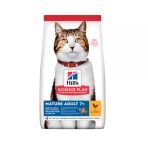 Hill's Mature Adult +7 Tavuklu Yaşlı Kedi Maması 1 Kg (Açık)