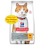 Hills Science Plan 13 Kg +2 Kg Hediyeli Young Sterilised Tavuklu Kısırlaştırılmış Kedi Maması