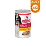 Hills Science Plan Hills Adult Tavuklu Yetişkin Konserve Köpek Maması - 370 Gr 12 Adet