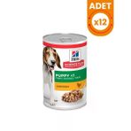 Hills Science Plan Puppy Tavuklu Yavru Konserve Köpek Maması - 370 Gr 12 Adet