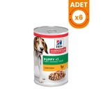 Hills Science Plan Puppy Tavuklu Yavru Konserve Köpek Maması - 370 Gr 6 Adet