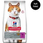 Hill's Sterilised Ördek Etli 1 Kg Yetişkin Kedi Maması - Açık Paket