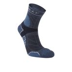 Hilly Üniseks Trail-Anklet-Max Cushioning koşu çorabı, Lacivert/Lacivert, XL